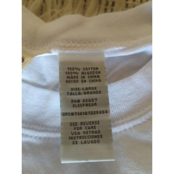 Elf Brand Son Of A Nutcracker Buddy the Elf White Short Sleeve Large Unisex XMAS - Picture 4 of 6